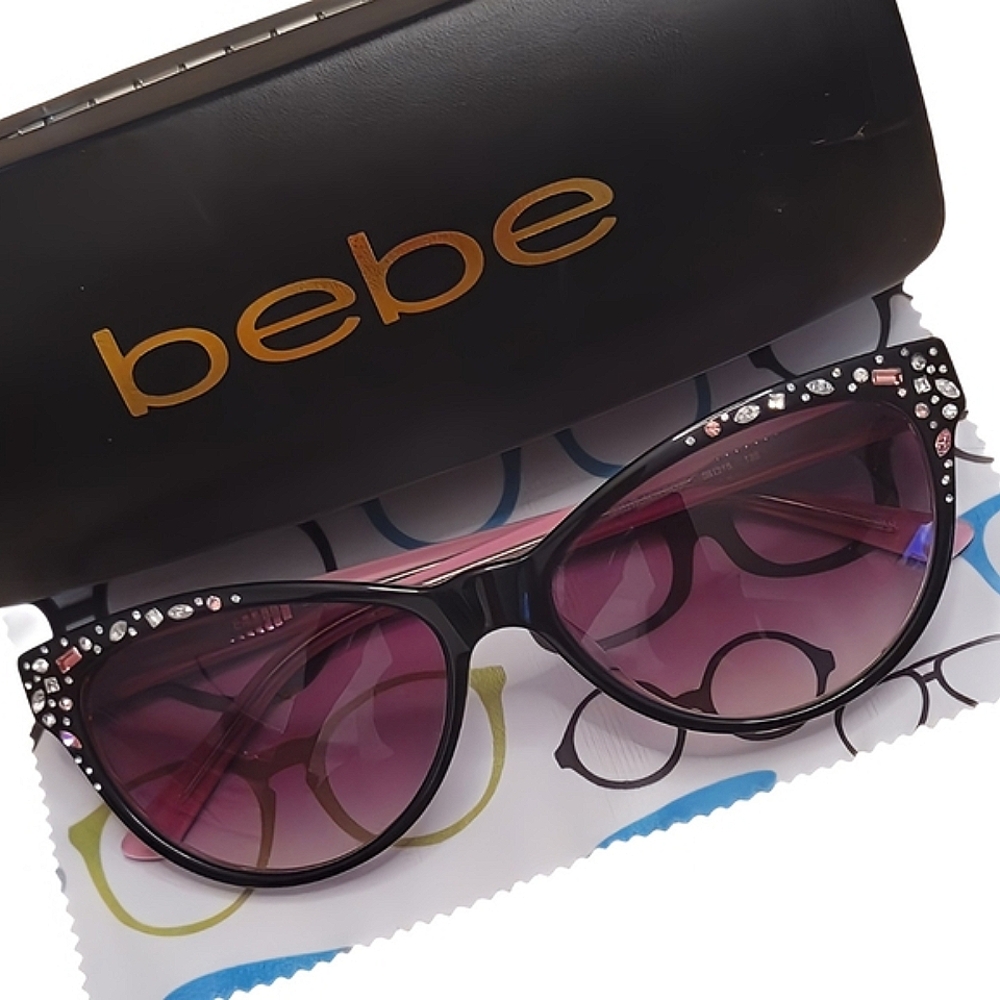 SOLD ON DIFFERENT PLATFORM Authentic Contemporary Chic bebe Cat-Eye Black Rose - Picture 6 of 13